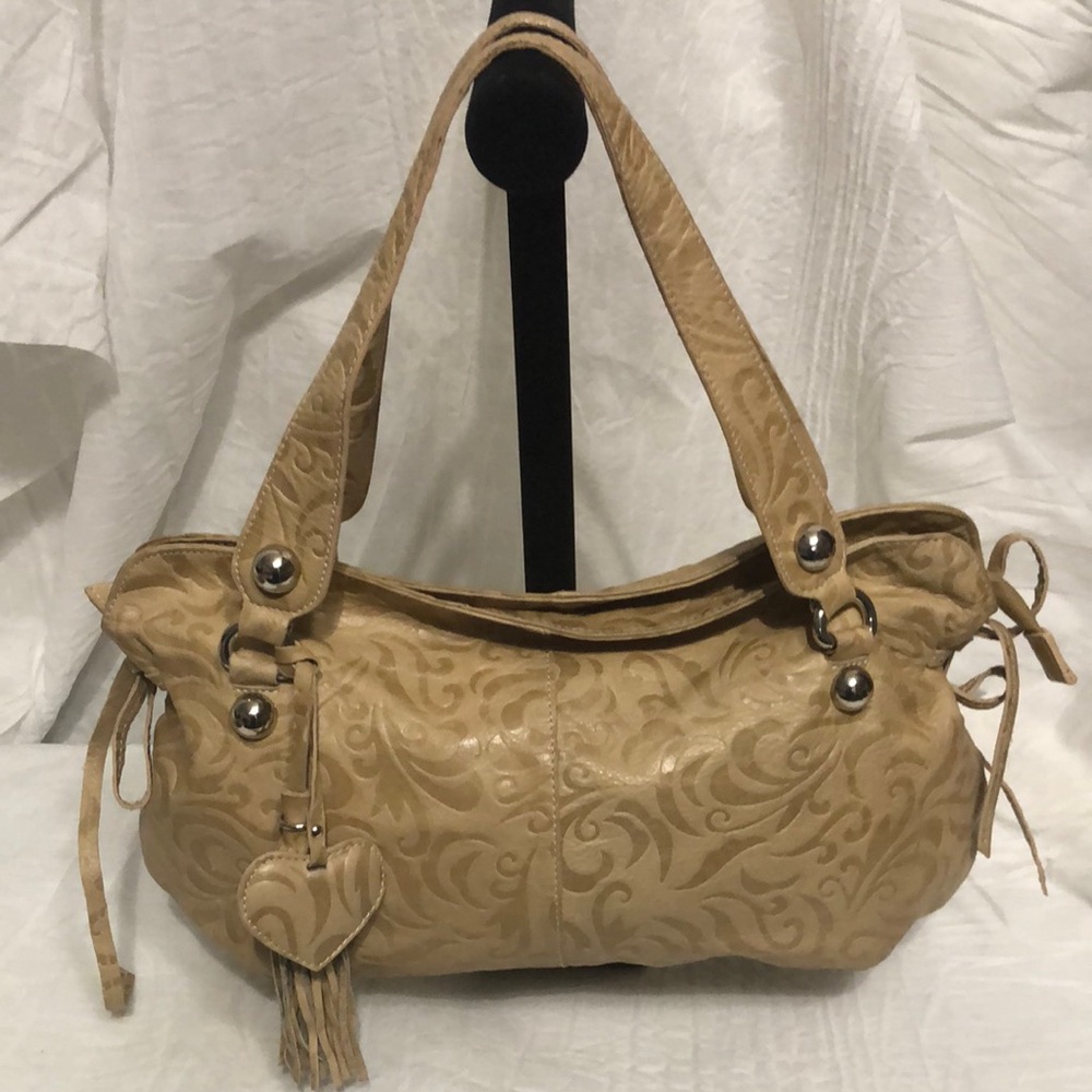 Roberta Gandolfi “Made In Italy” Leather Shoulder Bag EUC